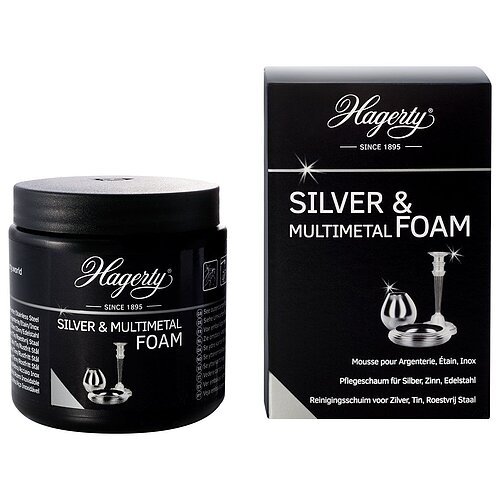12x Hagerty - Schäumende Paste für Silber, Zinn und Edelstahl - 185g
