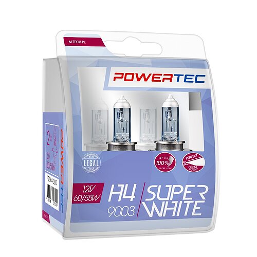 Powertec SuperWhite H4 12V DUO