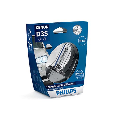 Philips D3S 35W PK32d-5 White Vision 5000K Xenon Box