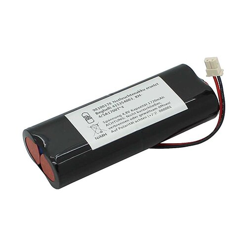 Notleuchtenakku NiMH 4,8V 1720mAh L2x2 4/5A mit Kabel und Stecker ersetzt Beghelli