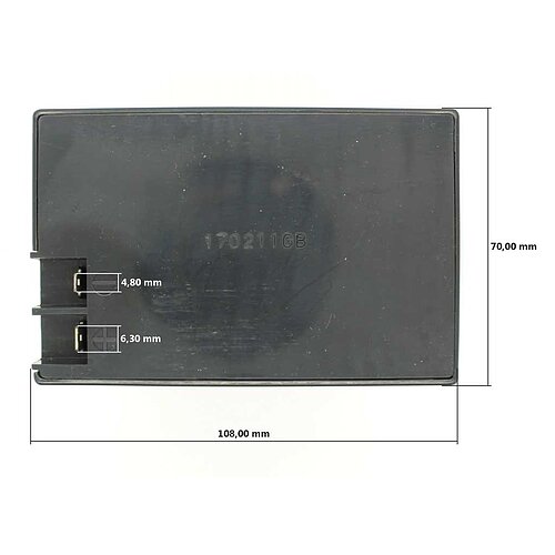 Multipower MP13-6 AGM 6V 13Ah - 4,8 / 6,3mm Faston