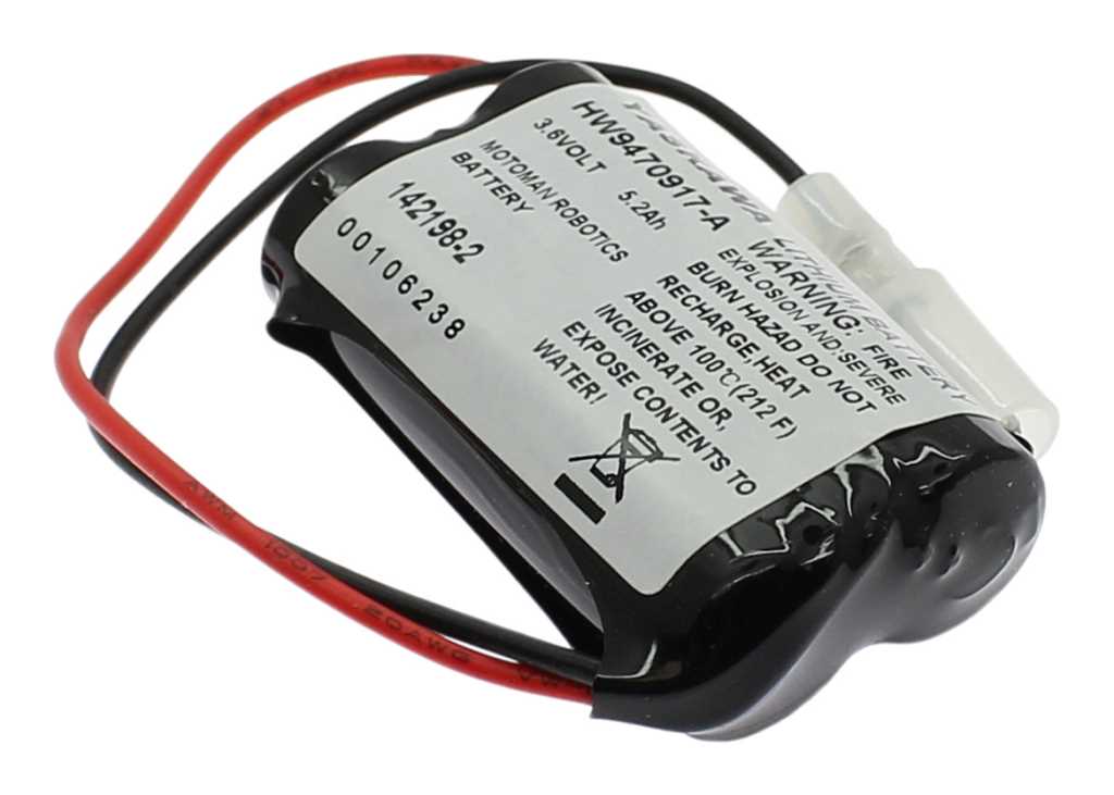 Speicherbatterie 3,6V ersetzt Motoman 142198-2, HW9470917-B, 2/LS14500-4 Speicherbatterie 3,6V ersetzt Motoman 142198-2, HW9470917-B, 2/LS14500-4
