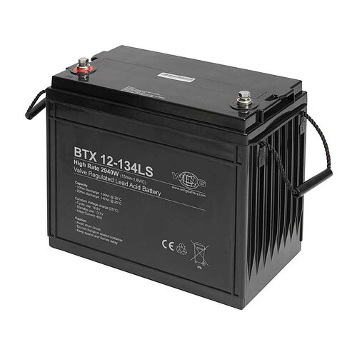 Wing BTX12-134LS 12V 142Ah high rate hochstromfähig Wing BTX12-134LS 12V 142Ah high rate hochstromfähig