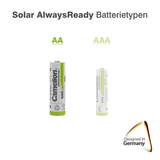 2x Camelion NiMH AA Mignon 800mAh HR6 Always Ready Akku