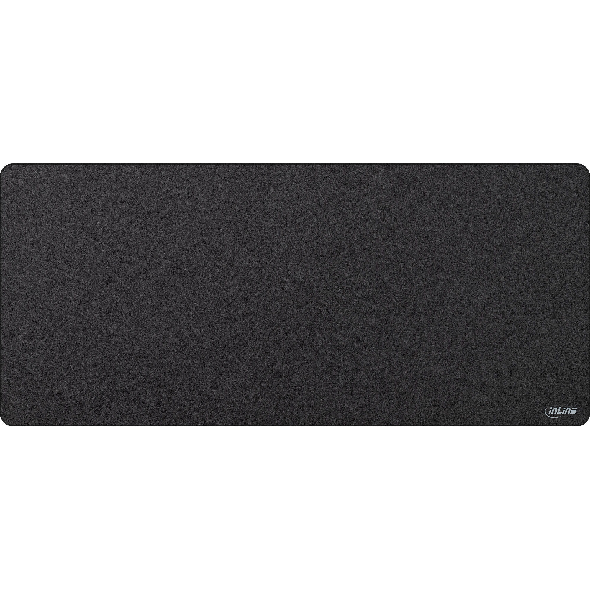 Inline® Maus-Pad XL Schreibtischunterlage, schwarz, 900x400x2mm