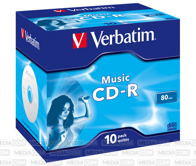 CD-R 80Min/AUDIO Jewelcase (10 Disc)