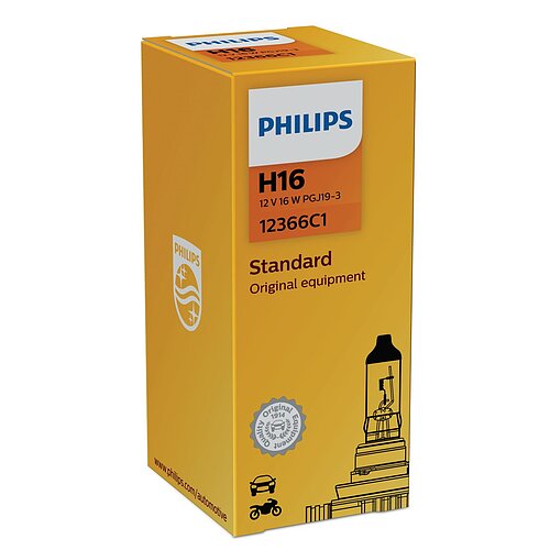 Philips H16 12V 19W PGJ19-3 Standard 1 Stück