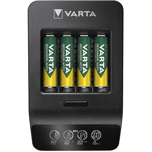 Varta 57684 101 441 LCD Smart Charger+ inkl. 4x AA 2100mAh 56706 Varta 57684 101 441 LCD Smart Charger+ inkl. 4x AA 2100mAh 56706