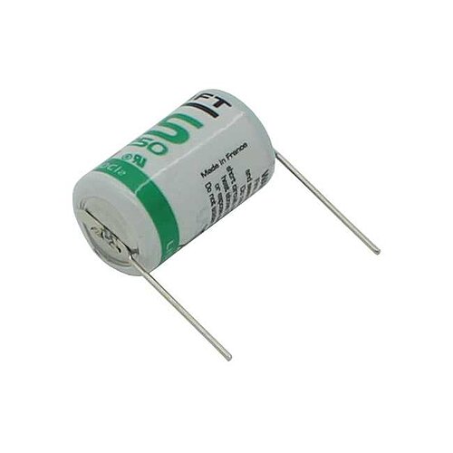 Saft Lithium LS14250 1/2AA 3,6V mit Paddle-Pins Saft Lithium LS14250 1/2AA 3,6V mit Paddle-Pins