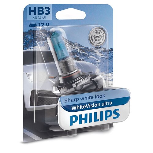 Philips HB3 12V 60W P20d WhiteVision Ultra 1Stück