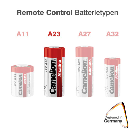10x Camelion A23 LRV08 LR23A Alkaline 12V Batterie