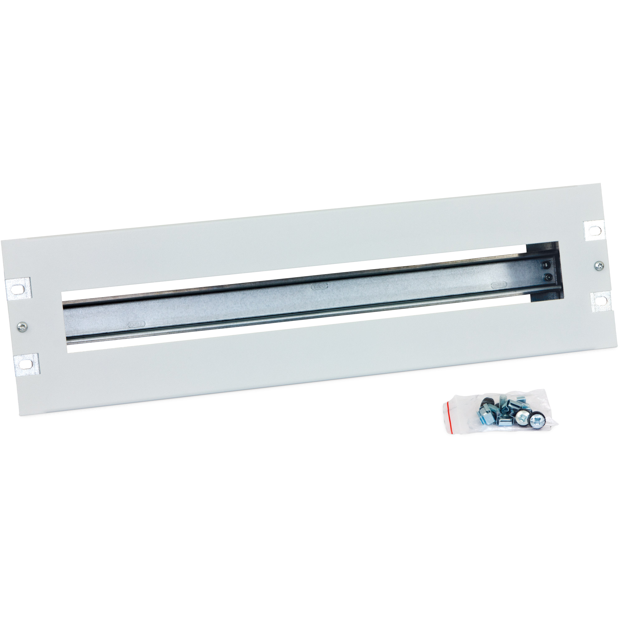 Triton RAC-JL-X01-A1 19" Schutzschalterleiste 3HE mit Hutschiene, grau Triton RAC-JL-X01-A1 19" Schutzschalterleiste 3HE mit Hutschiene, grau