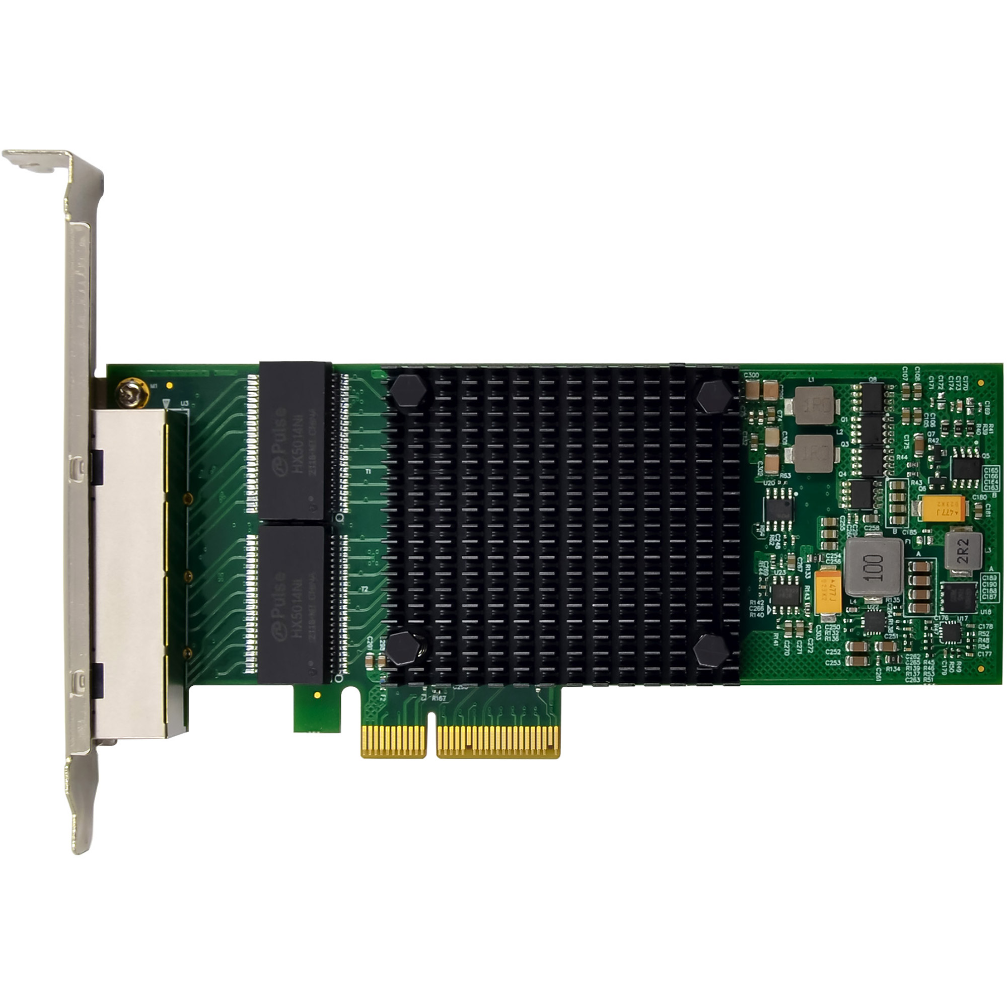 InLine® Quad Gigabit Netzwerkkarte, 4x RJ45 1 Gb/s, PCIe x4