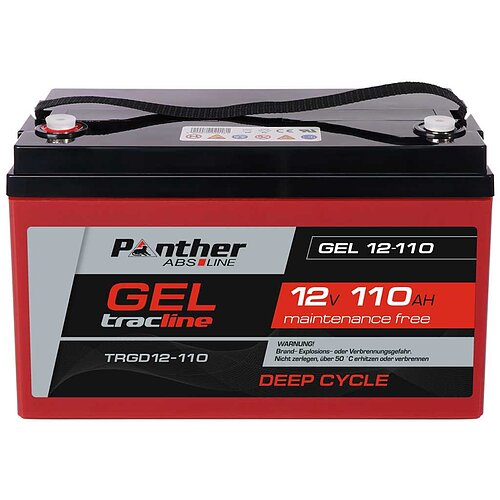 Panther tracline Gel Deep Cycle 12V 110Ah