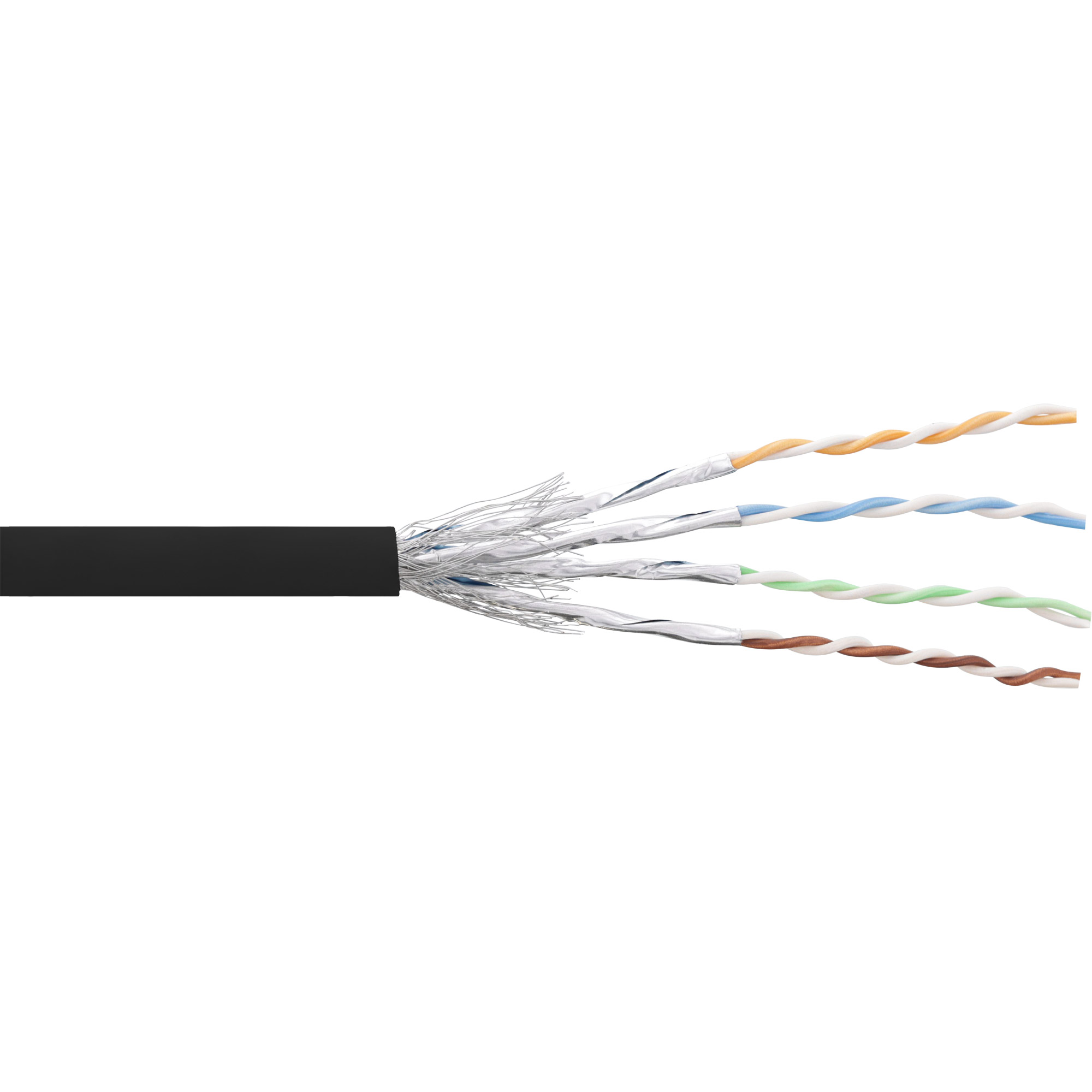 100m - Inline® Patchkabel Cat.6 S/FTP (PiMf), schwarz, AWG27, PVC, CU 100m - Inline® Patchkabel Cat.6 S/FTP (PiMf), schwarz, AWG27, PVC, CU