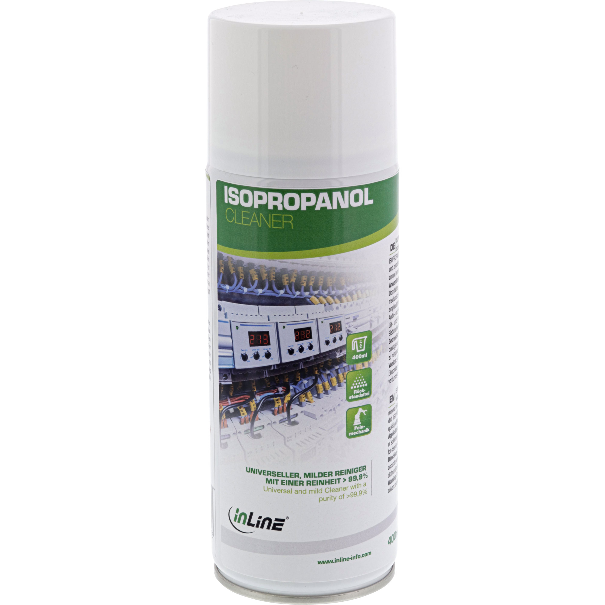Inline® Isopropanol, universeller, milder Reiniger mit einer Reinheit > 99,9% Inline® Isopropanol, universeller, milder Reiniger mit einer Reinheit > 99,9%