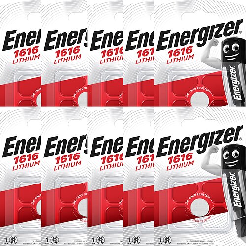 Energizer CR1616 Lithium Knopfzelle 3V Batterie - 10er Verpackung