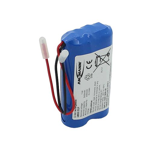 Ansmann Akkupack LiIon 7,4V 3500mAh 2S1P 2447-3030-20 Ansmann Akkupack LiIon 7,4V 3500mAh 2S1P 2447-3030-20