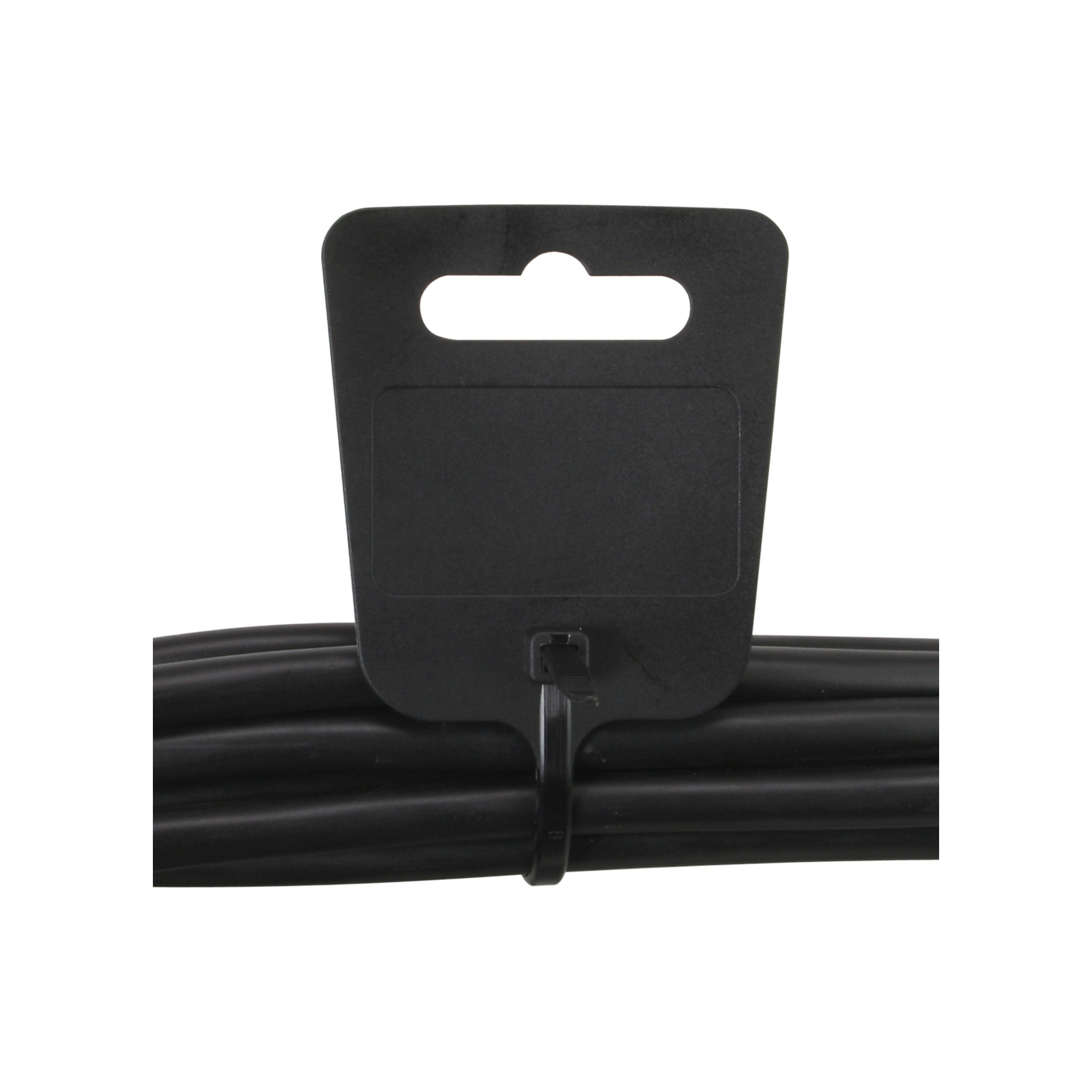 Inline® Kabelbinder mit Markierfeld und Eurolochung, Länge 200mm, Breite 5mm
