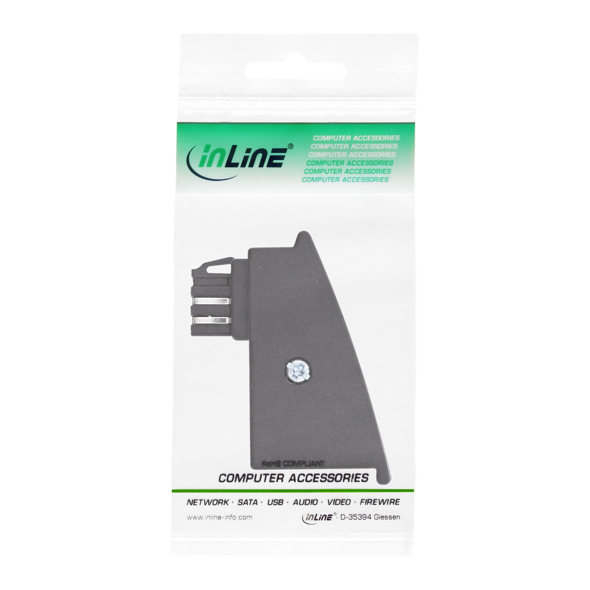 Inline® TAE-F Adapter, TAE-F Stecker auf RJ45 Buchse, 8P2C für Fritzbox Inline® TAE-F Adapter, TAE-F Stecker auf RJ45 Buchse, 8P2C für Fritzbox