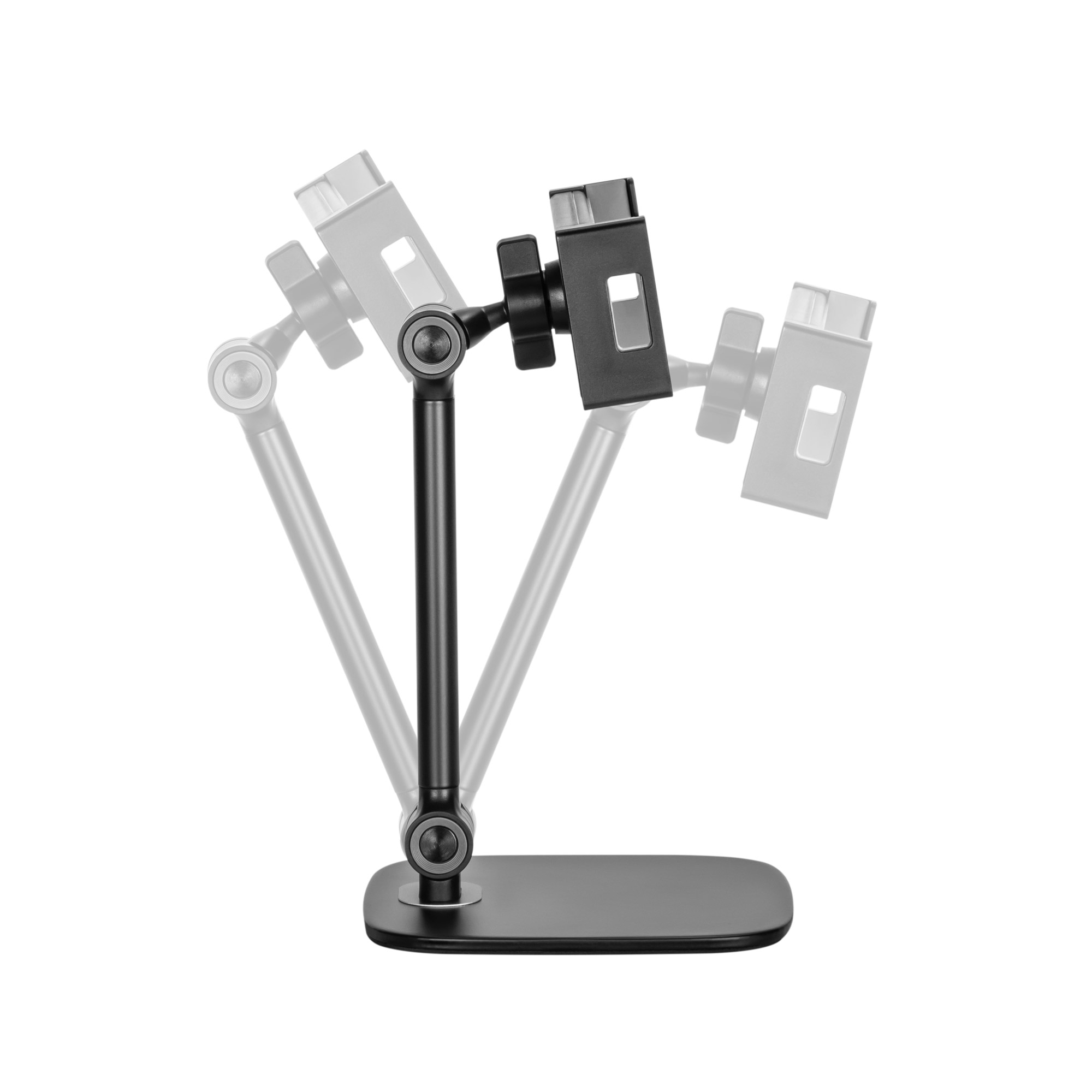 Inline® Tablet Tischhalterung mit Standfuß, bis 12,9", schwarz