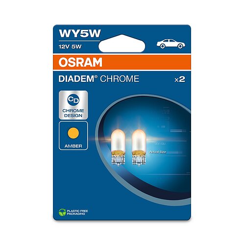 WY5W 12V 5W W2.1x9.5d Diadem Chrome NextGen 2st. Blister OSRAM