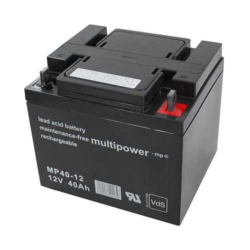 Multipower MP40-12I AGM 12V 40,0Ah - M6 Schraubanschluss Multipower MP40-12I AGM 12V 40,0Ah - M6 Schraubanschluss
