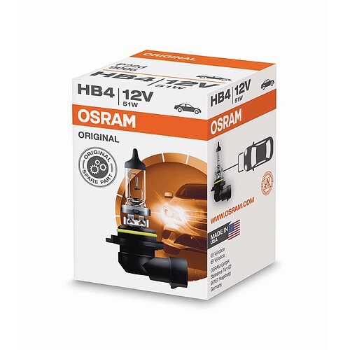 OSRAM HB4 12V 51W P22d 1 Stück Original Spare Part 9006