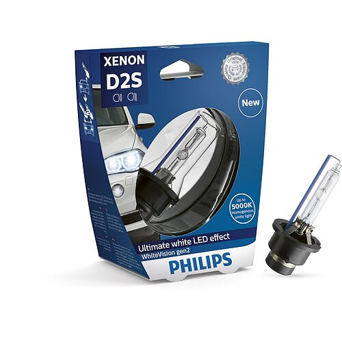 Philips D2S 35W P32d-2 WhiteVision 5000K Xenon Blister