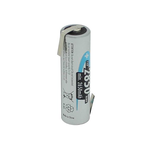 Ansmann NiMH-Akku Mignon 2850mAh mit Lötfahnen Z-Form Ansmann NiMH-Akku Mignon 2850mAh mit Lötfahnen Z-Form