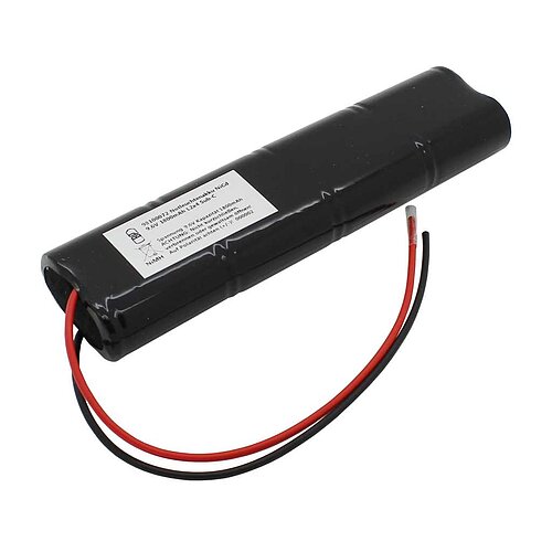 Notleuchtenakku NiCd 9,6V 1800mAh L2x4 Sub-C mit 200mm Kabel einseitig Notleuchtenakku NiCd 9,6V 1800mAh L2x4 Sub-C mit 200mm Kabel einseitig