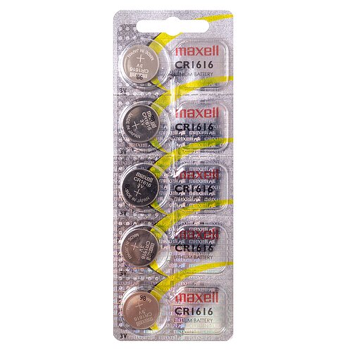 10x Maxell CR1616 Lithium Knopfzelle 3V