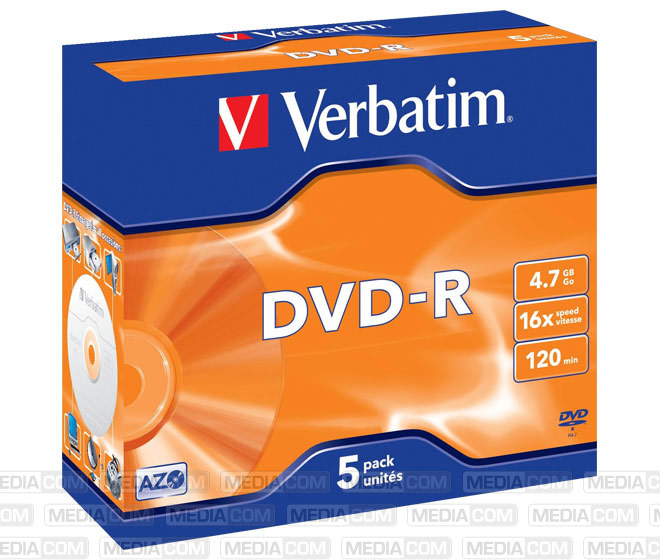 DVD-R 4.7GB/120Min/16x Jewelcase (5 Disc) DVD-R 4.7GB/120Min/16x Jewelcase (5 Disc)