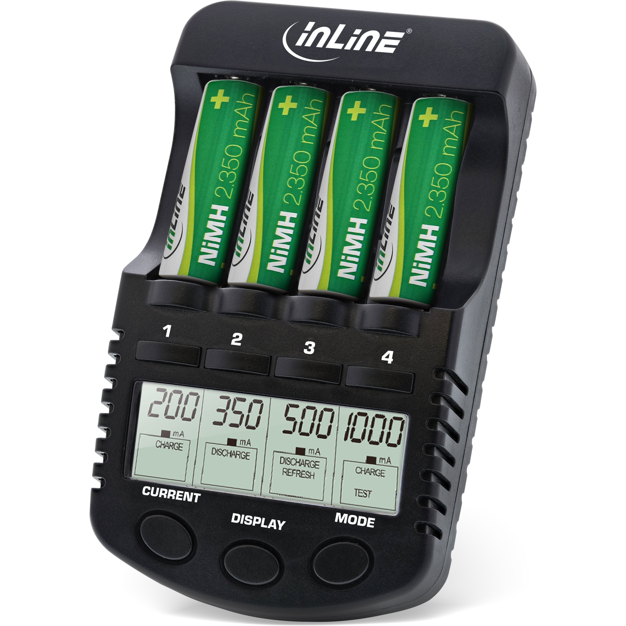 InLine® Ladegerät NiCd+NiMH AA und AAA InLine® Ladegerät NiCd+NiMH AA und AAA