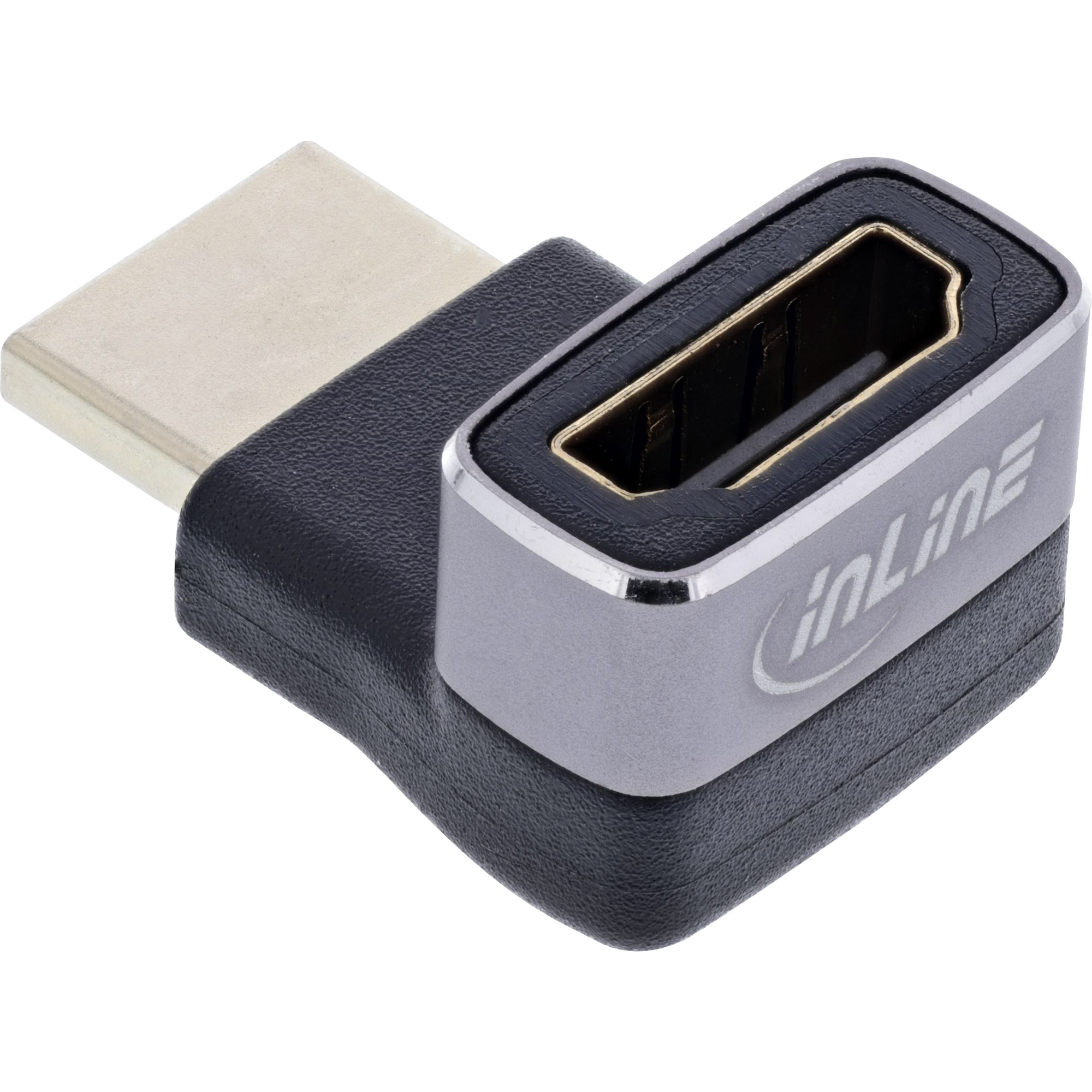 InLine® HDMI Adapter, HDMI A Stecker / Buchse, 90° oben, 8K UHD InLine® HDMI Adapter, HDMI A Stecker / Buchse, 90° oben, 8K UHD