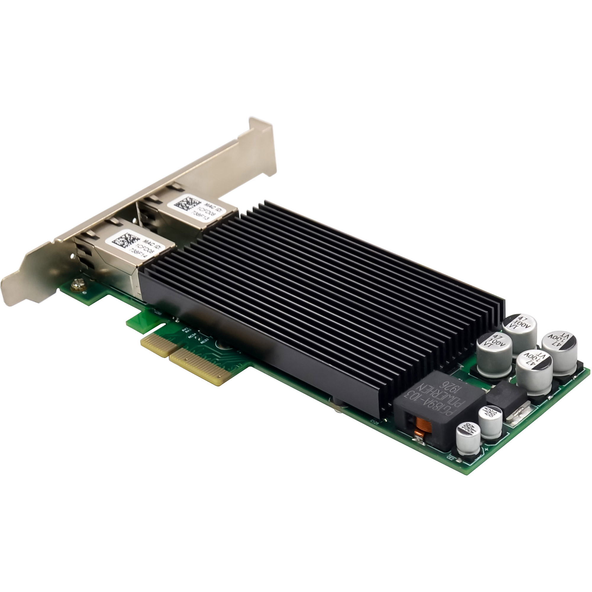 InLine® Dual Gigabit Netzwerkkarte, 2x RJ45 1 Gb/s, PCIe x4, PoE+