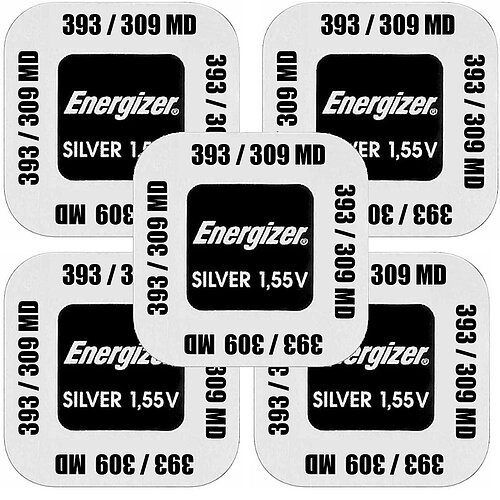 SR48 393 / 309 MultiDrain Silberoxid Batterie 1,55V - 5er Verpackung