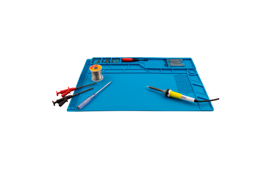 Silikon-Lötmatte McPower ''LM-18'' 55x35cm, Hitzebeständig, Antistatisch