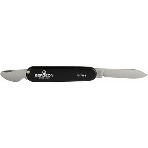 Bergeon - Uhrmachermesser mit 2 Klingen 7403