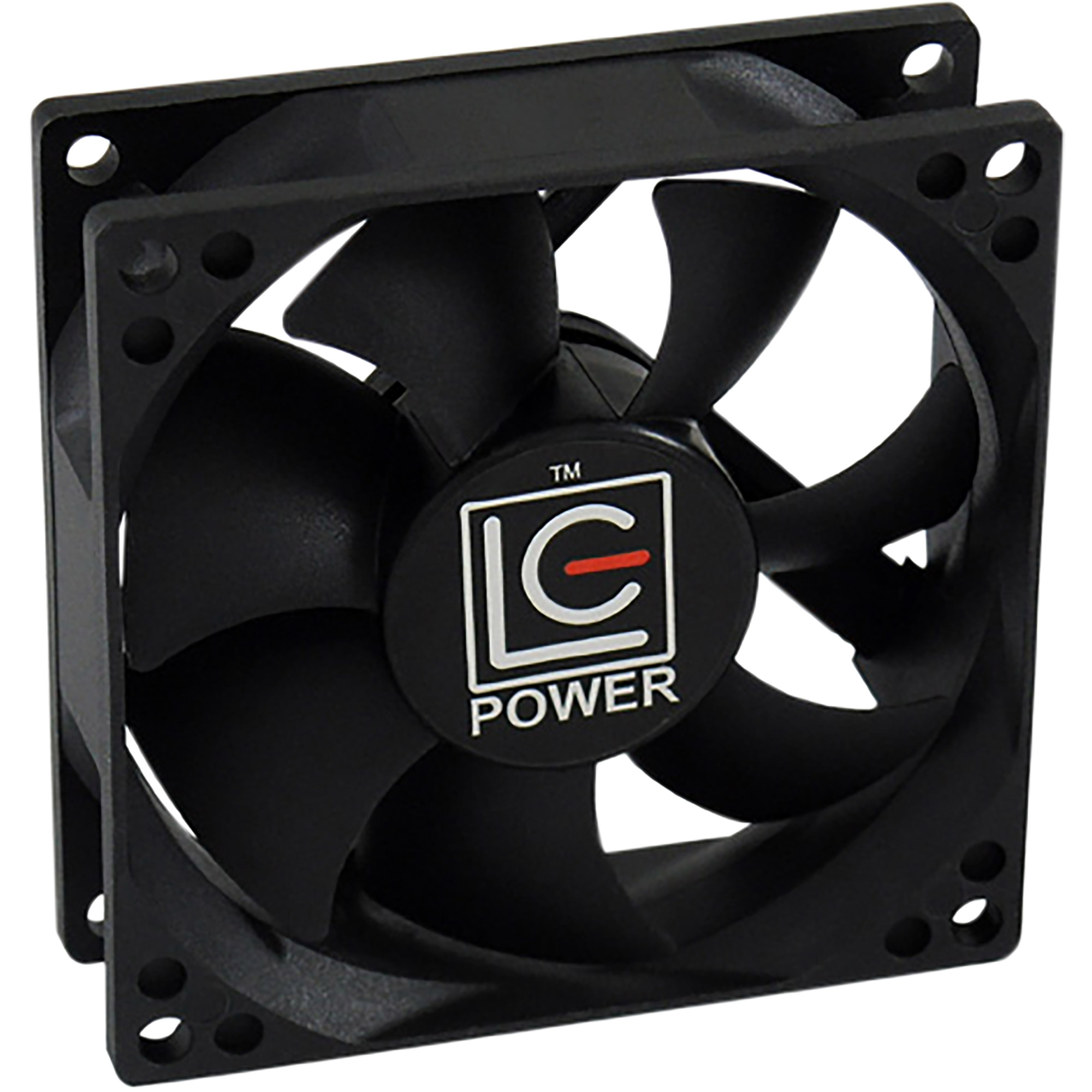 LC Power LC-CF-80, 80x80x25mm, Hydrolager, 4-Pin (PWM), schwarz
