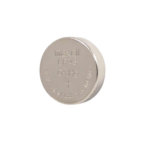 5 x Maxell LR43 AG12 LR1142 386 1.5V Alkaline Knopfzelle - 10er Verpackung