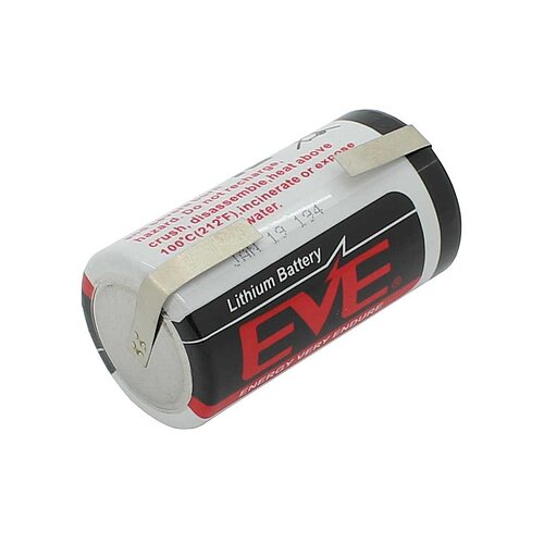 EVE ER34615 D 3,6V mit Lötfahnen U-Form EVE ER34615 D 3,6V mit Lötfahnen U-Form