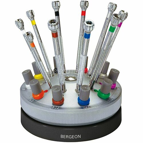 Bergeon - 10 Uhrmacher Schraubendreher 3044-A0,5 - 3,0 mm