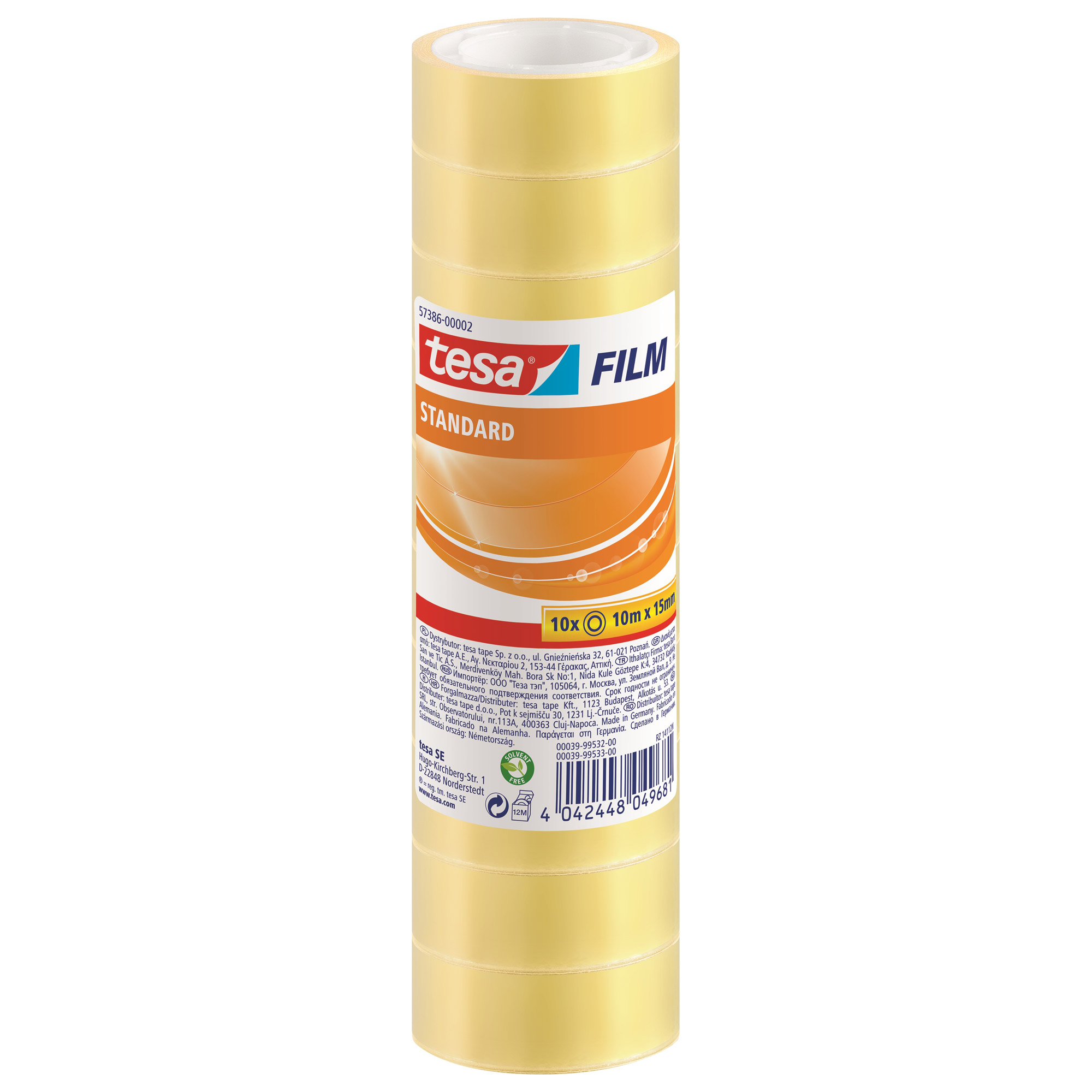 tesafilm Standard, 10er-Pack, 15mm x 10m tesafilm Standard, 10er-Pack, 15mm x 10m