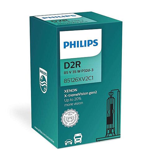 Philips D2R 35W P32d-3 Xenon X-treme Vision +20%