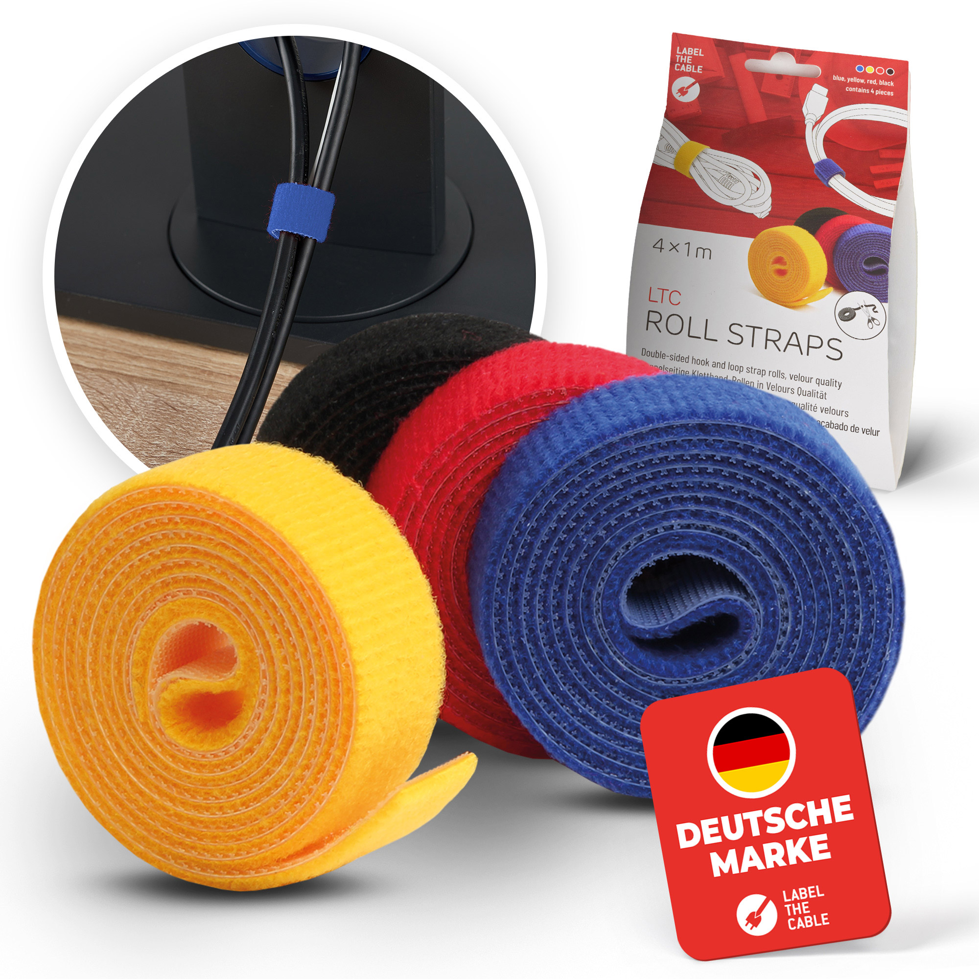 Label-The-Cable Roll, LTC 1230, 4x 1 Meter
