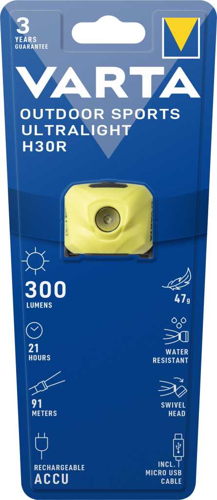 Varta 18631 Outdoor Sports Ultralight H30R lime