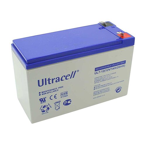 Ultracell UL7-12 12V 7Ah 4,8 mm Faston Ultracell UL7-12 12V 7Ah 4,8 mm Faston