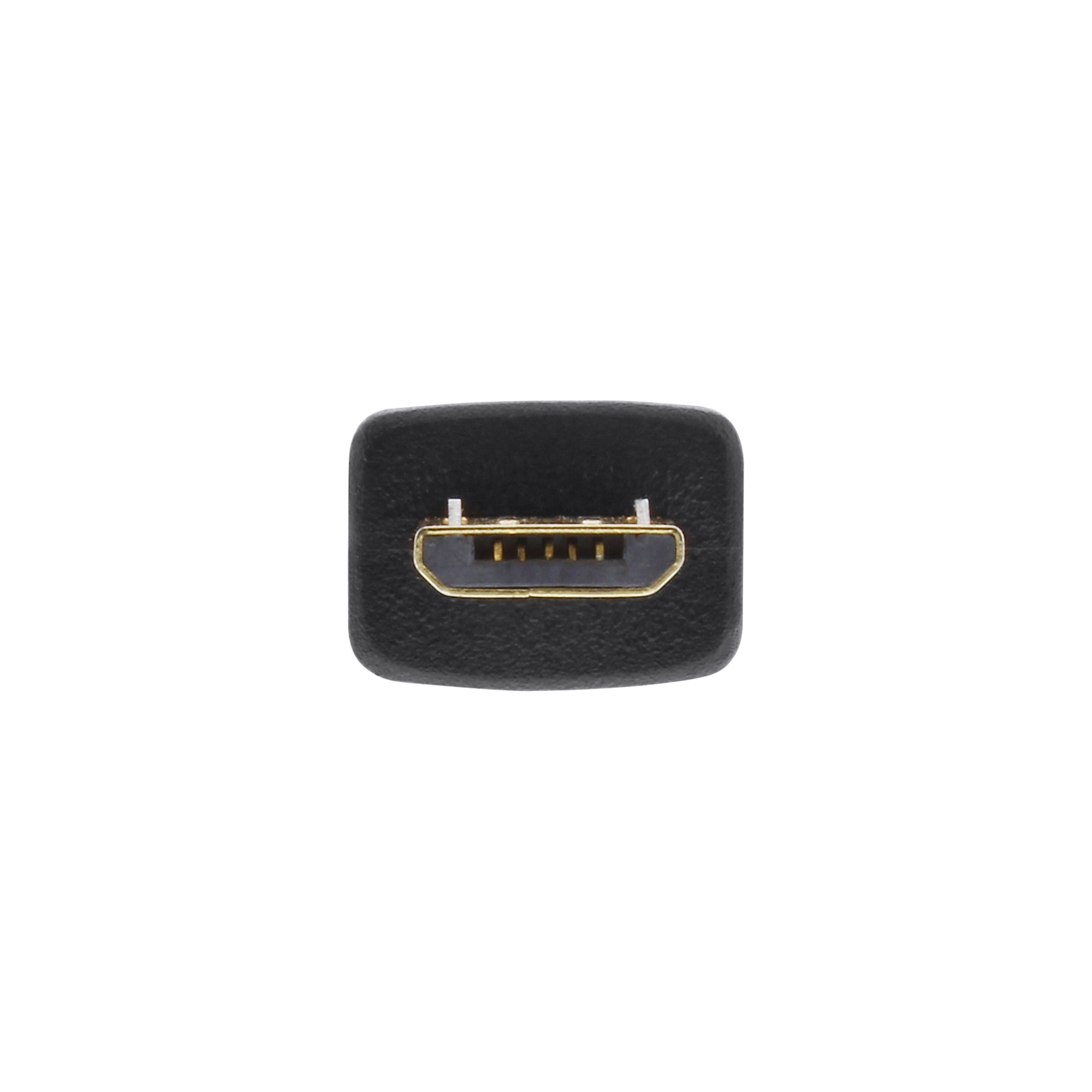 Inline® Micro-USB 2.0 Flachkabel, USB-A Stecker an Micro-B Stecker, 1m