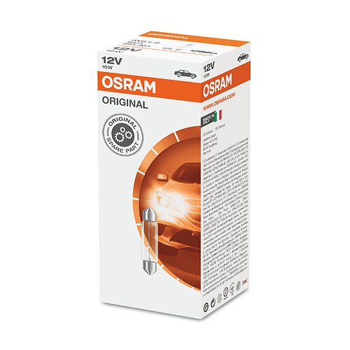 10W 12V SV8,5 43mm Soffitte Lang 1 St. OSRAM